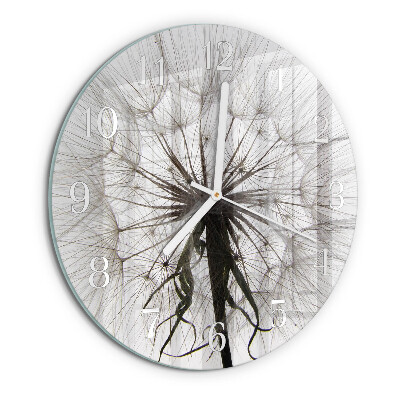 Round wall clock Dandelion