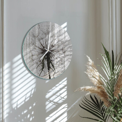Round wall clock Dandelion