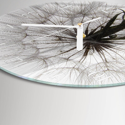 Round wall clock Dandelion