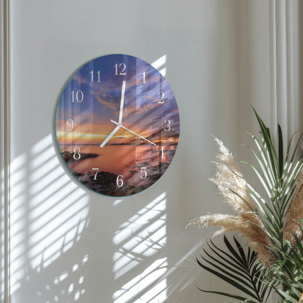Round wall clock Sea Island