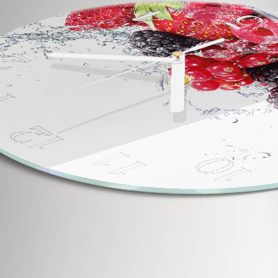 Round wall clock Fruit
