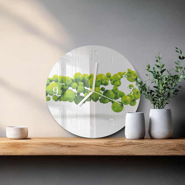 Round wall clock Apples
