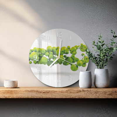 Round wall clock Apples