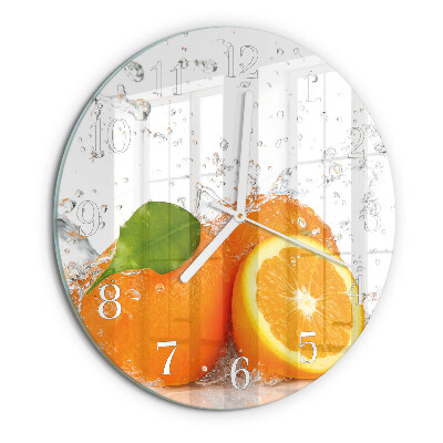 Round wall clock Oranges