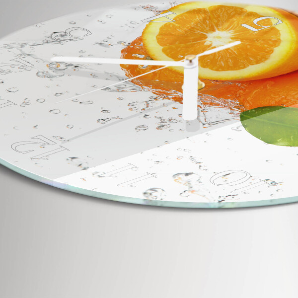 Round wall clock Oranges