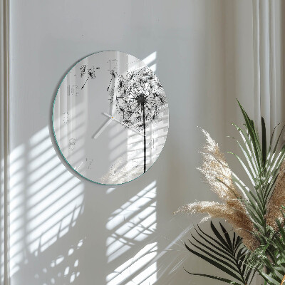 Round wall clock Dandelion