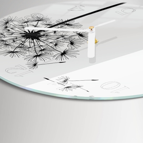 Round wall clock Dandelion