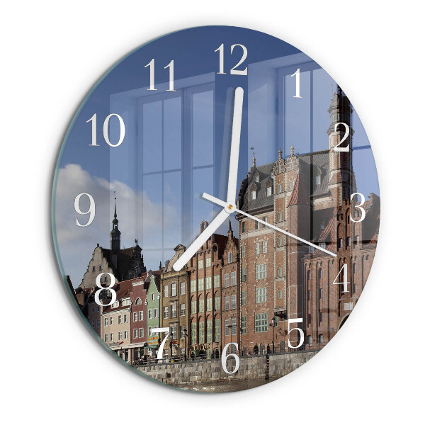 Round wall clock Gdansk