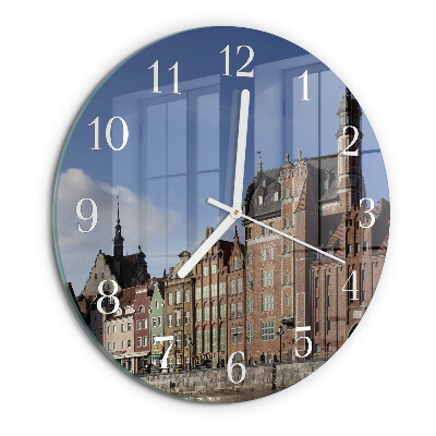 Round wall clock Gdansk