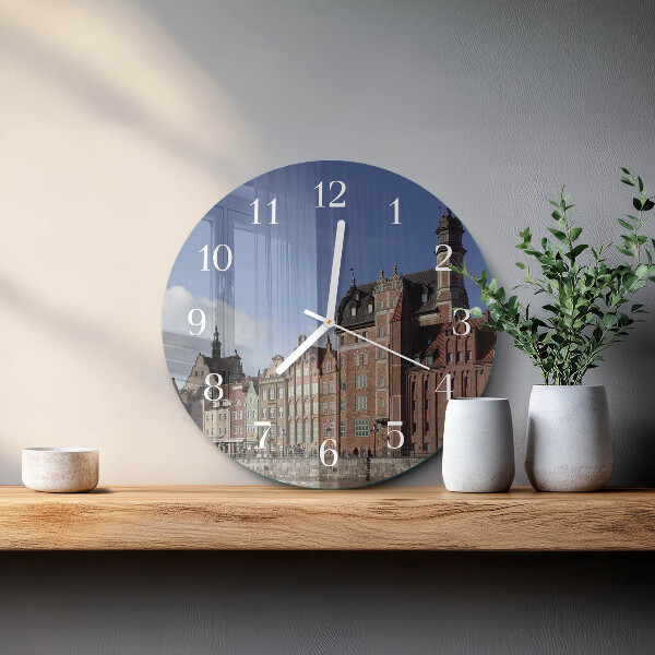Round wall clock Gdansk