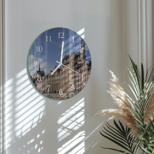 Round wall clock Gdansk
