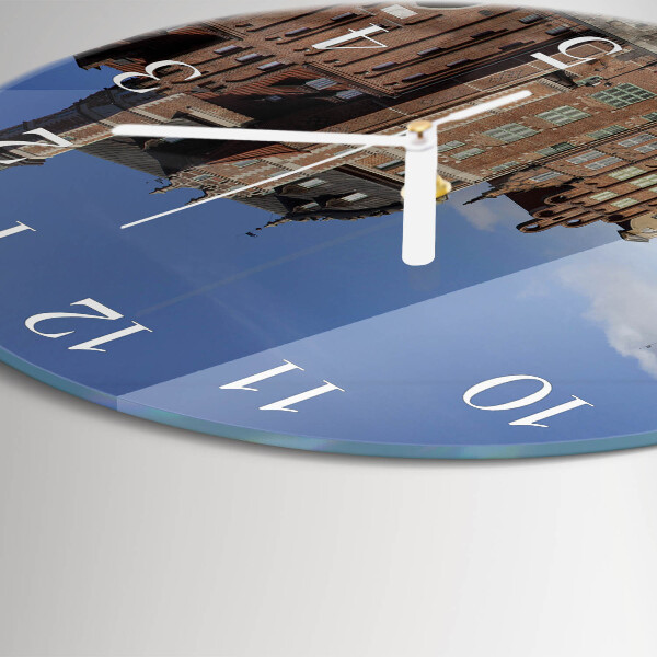 Round wall clock Gdansk