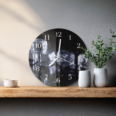 Round wall clock Ice Cubes