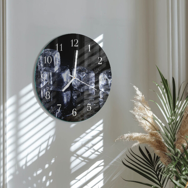 Round wall clock Ice Cubes