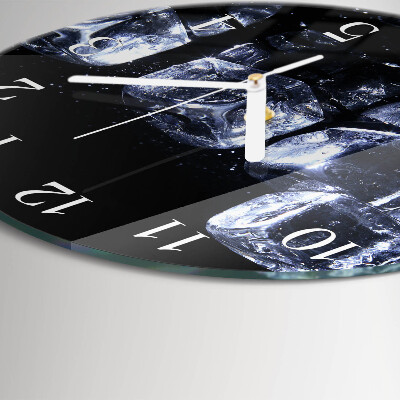 Round wall clock Ice Cubes