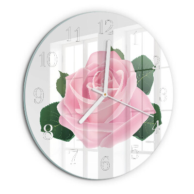 Round wall clock Rose