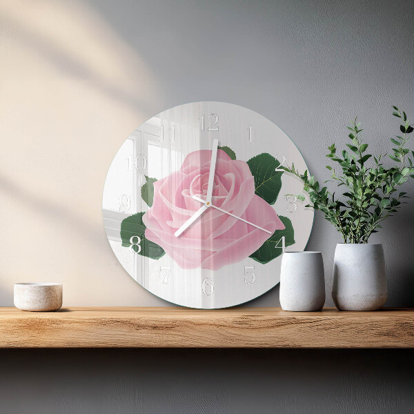 Round wall clock Rose