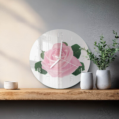 Round wall clock Rose