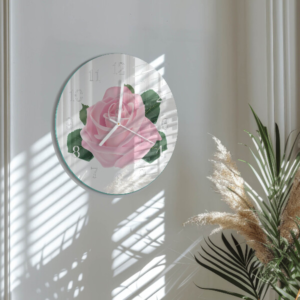 Round wall clock Rose
