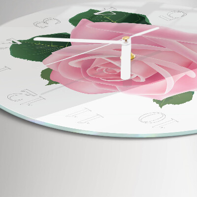 Round wall clock Rose