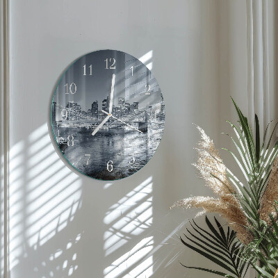Round wall clock Night of the Horizon