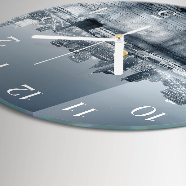 Round wall clock Night of the Horizon