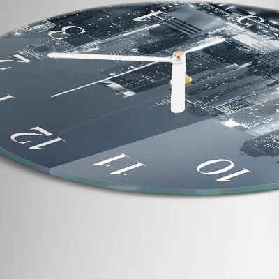 Round wall clock Night of the Horizon