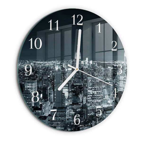 Round wall clock Night of the Horizon