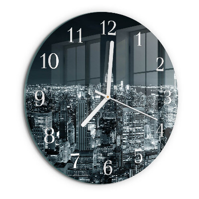 Round wall clock Night of the Horizon
