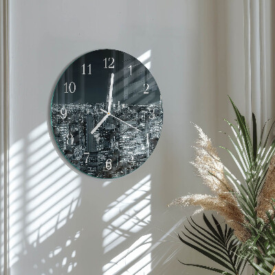 Round wall clock Night of the Horizon