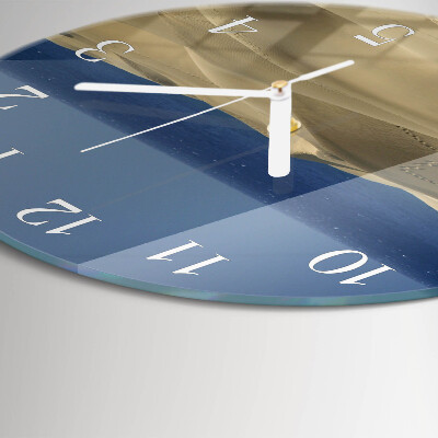 Round wall clock Sea Dunes