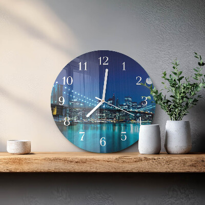 Round wall clock Night of the Horizon