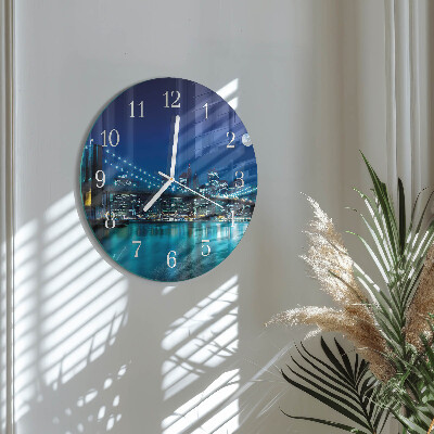 Round wall clock Night of the Horizon