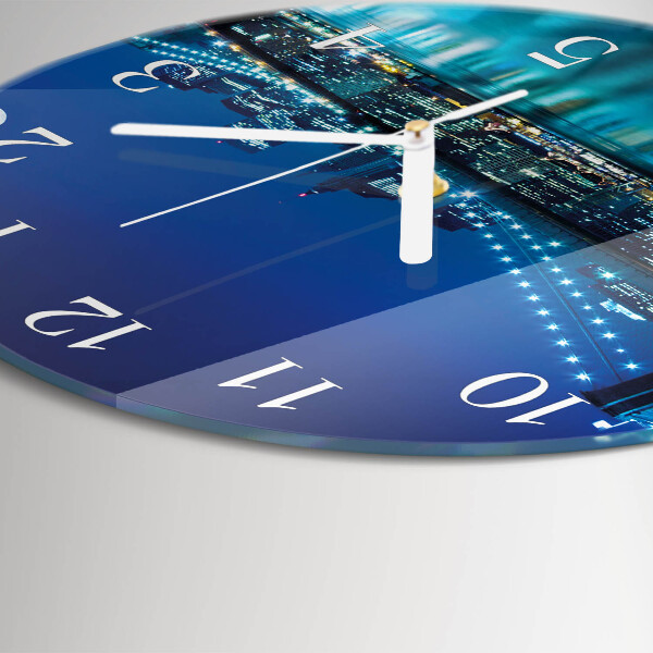 Round wall clock Night of the Horizon
