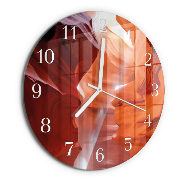 Round wall clock Cave