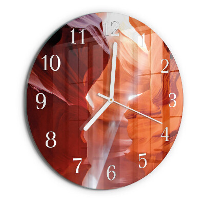 Round wall clock Cave