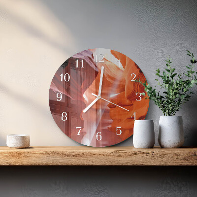 Round wall clock Cave