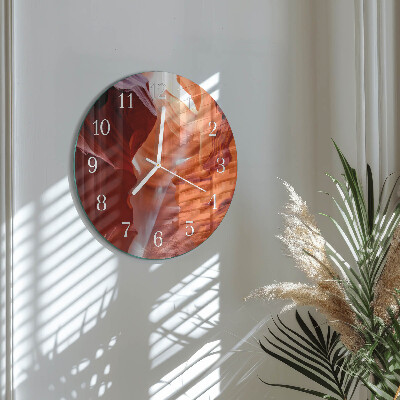 Round wall clock Cave