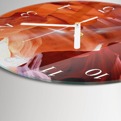 Round wall clock Cave