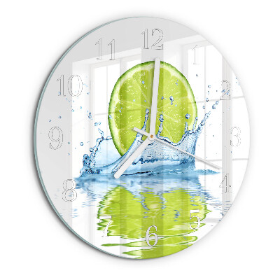 Round wall clock Limewater