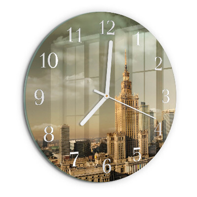 Round wall clock Warsaw