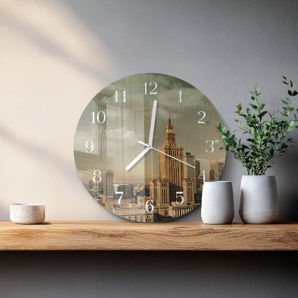 Round wall clock Warsaw