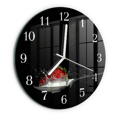 Round wall clock Strawberry