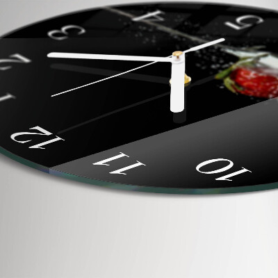 Round wall clock Strawberry