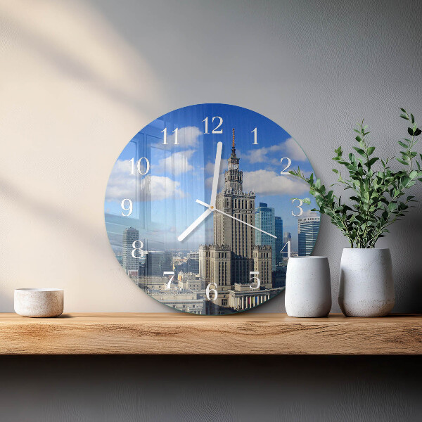 Round wall clock Warsaw