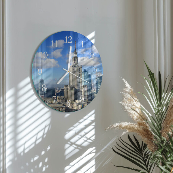 Round wall clock Warsaw
