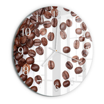 Round wall clock Coffee Beans