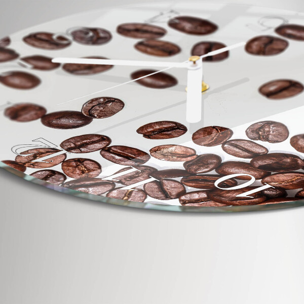 Round wall clock Coffee Beans