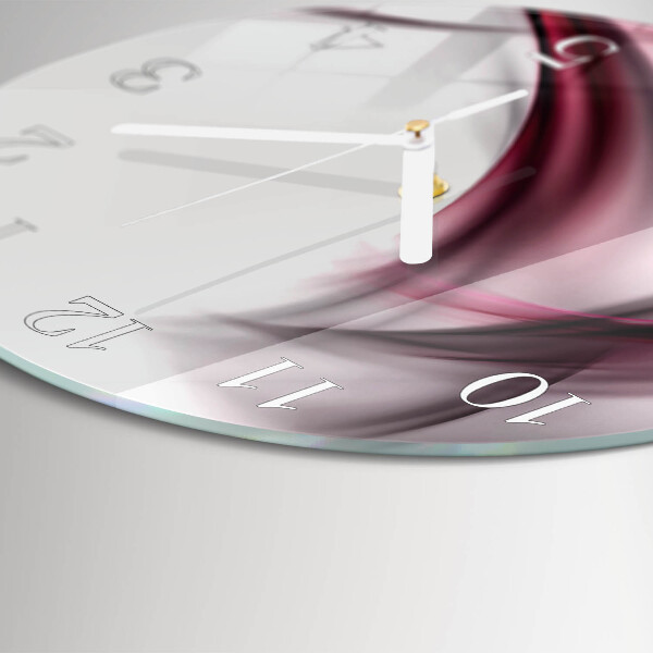 Round wall clock Abstract Lines