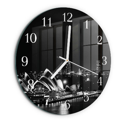 Round wall clock Sydney Horizon